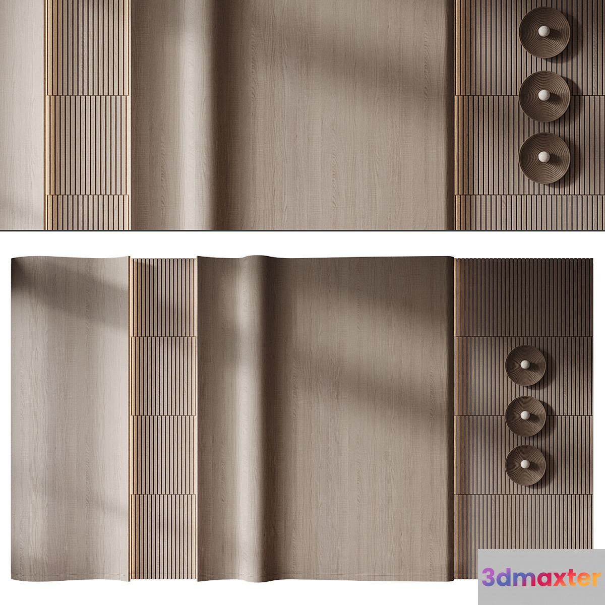 wall panels | set 282 3D Max