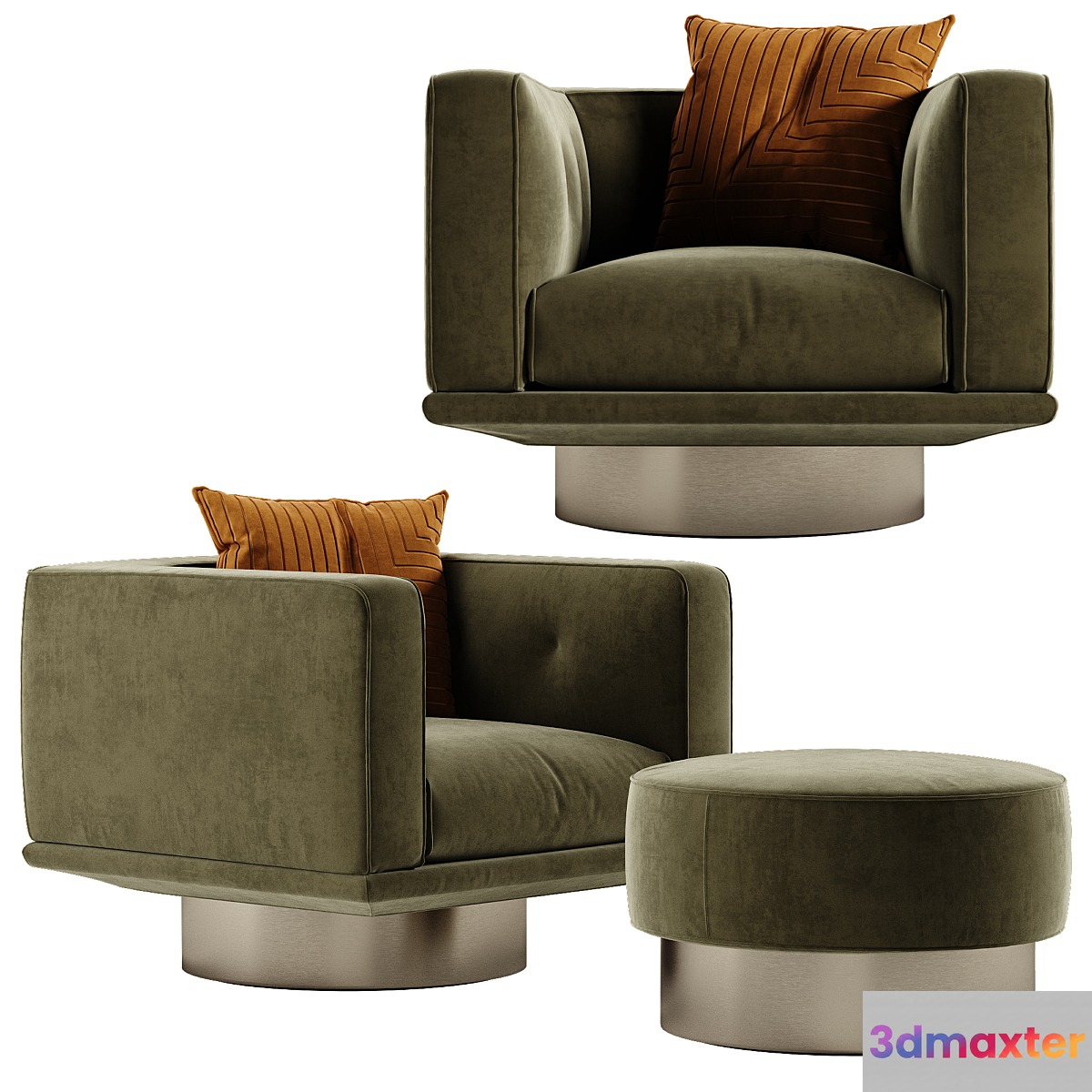 Minotti Sally armchair - No.2 3D Max