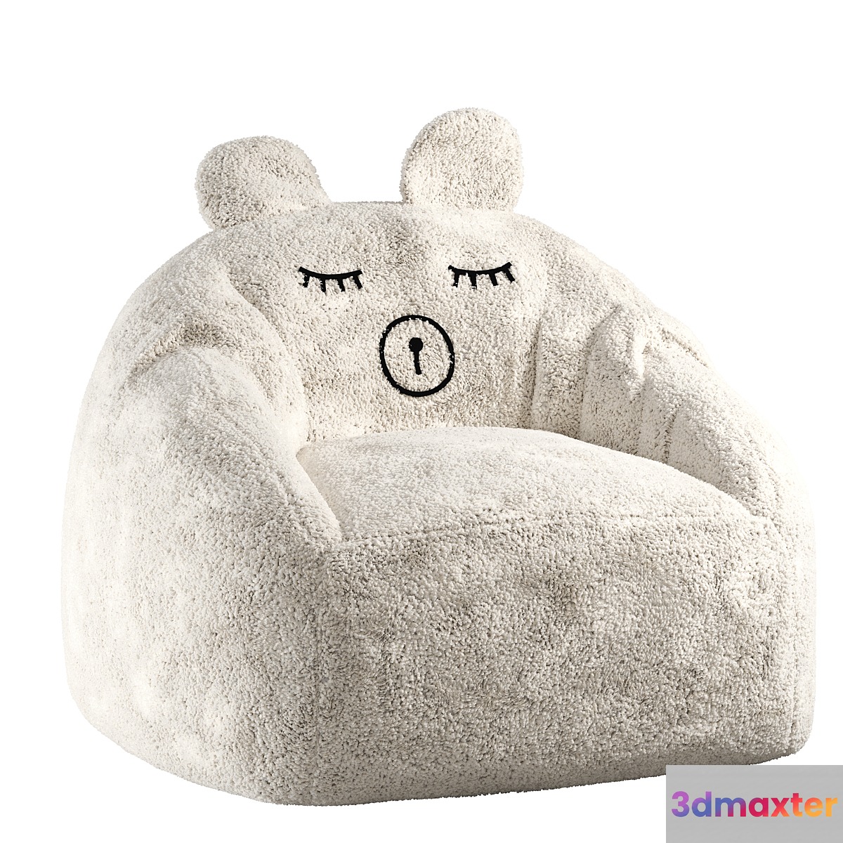 Teddy bear chair Midou La Redoute 3D Max