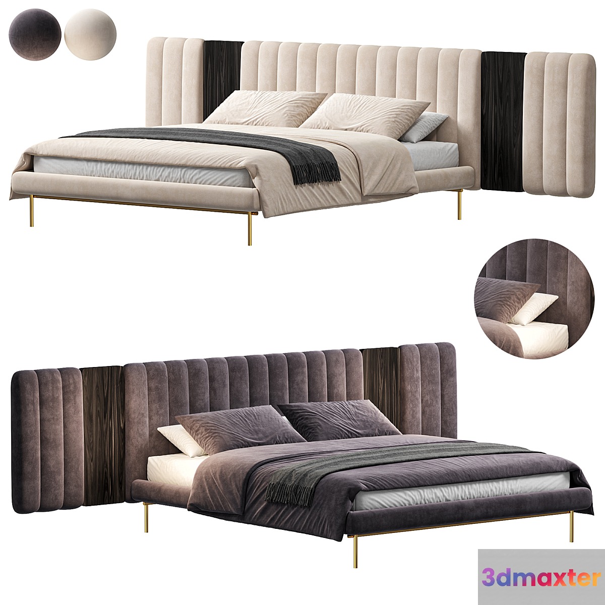 OTELLO BED By DITRE ITALIA - No.2 3D Max