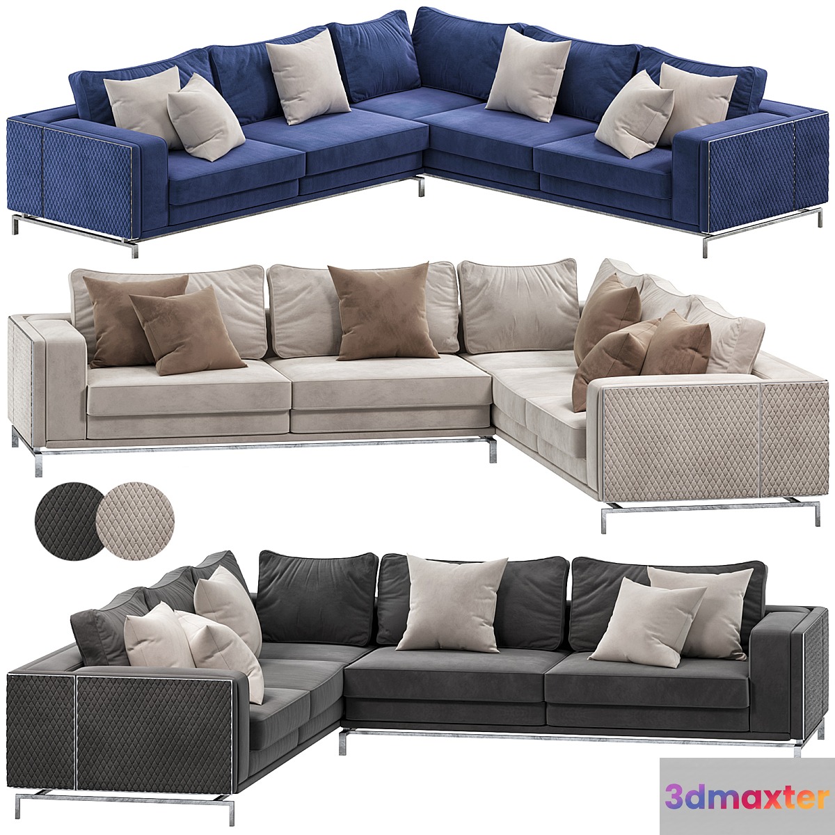 DENIS CORNER SOFA BED by atmacha - No.2 3D Max