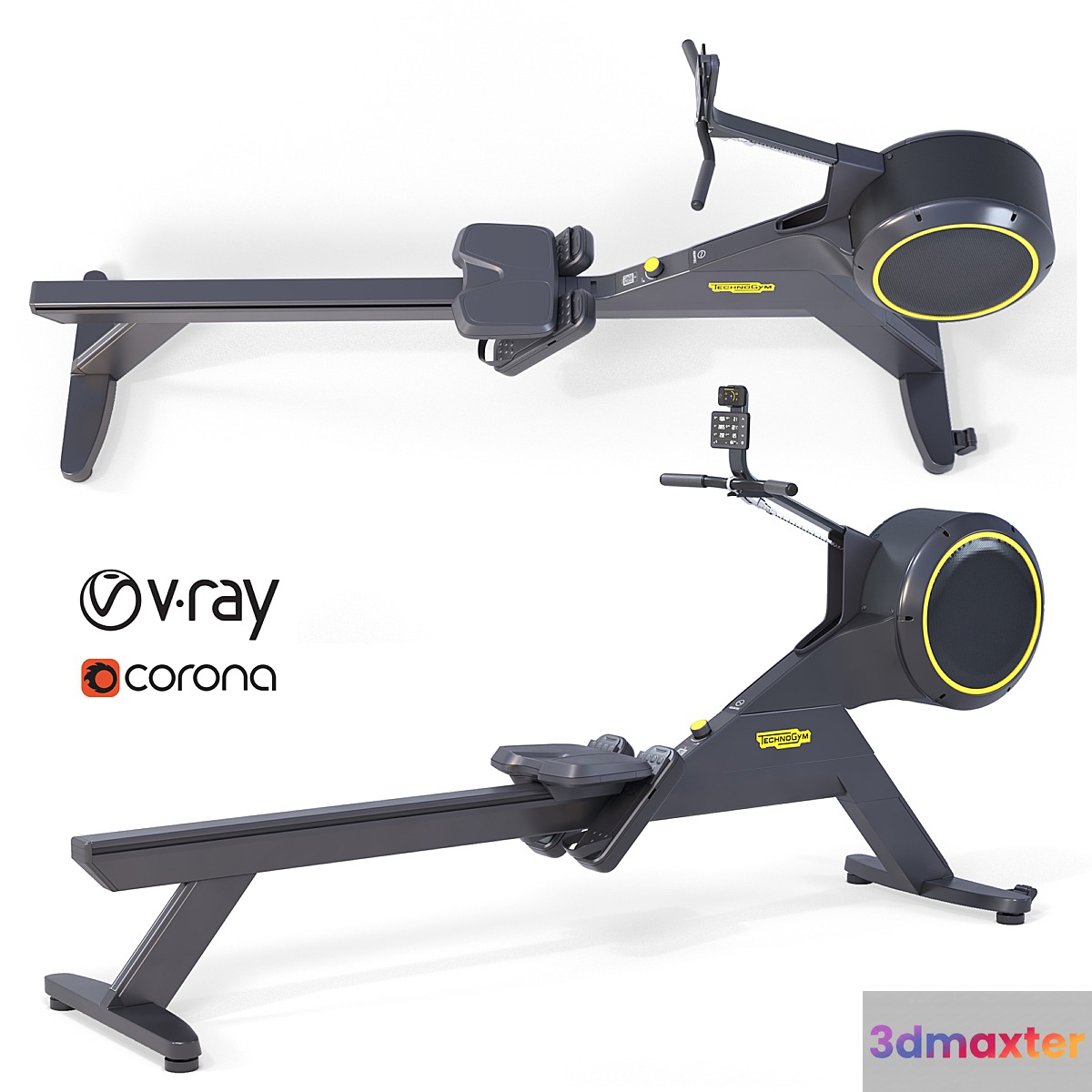 Skillrow machine 3D Max