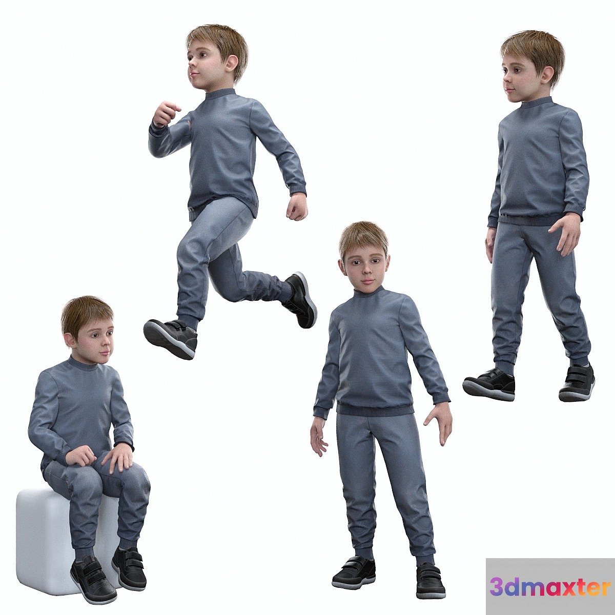Baby clothes 3 3D Max