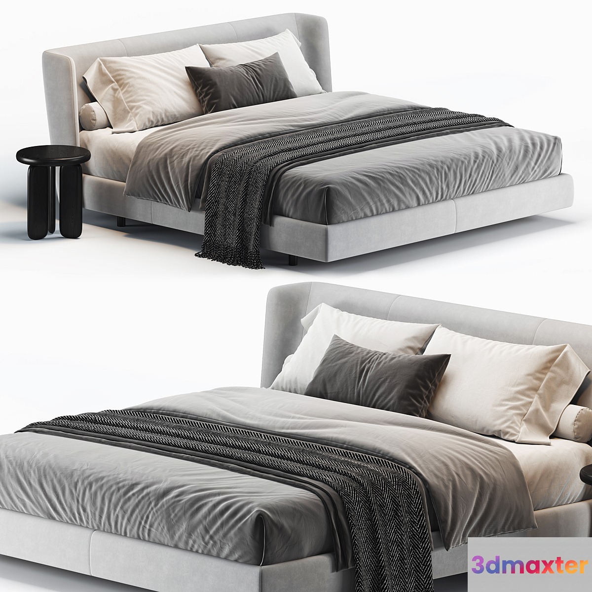 Royal Bed 3D Max
