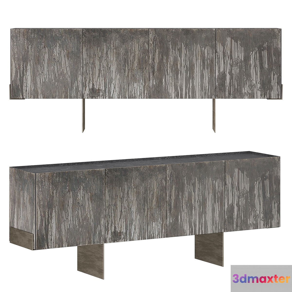 Olivya Stone Domi Credenza 3D Max
