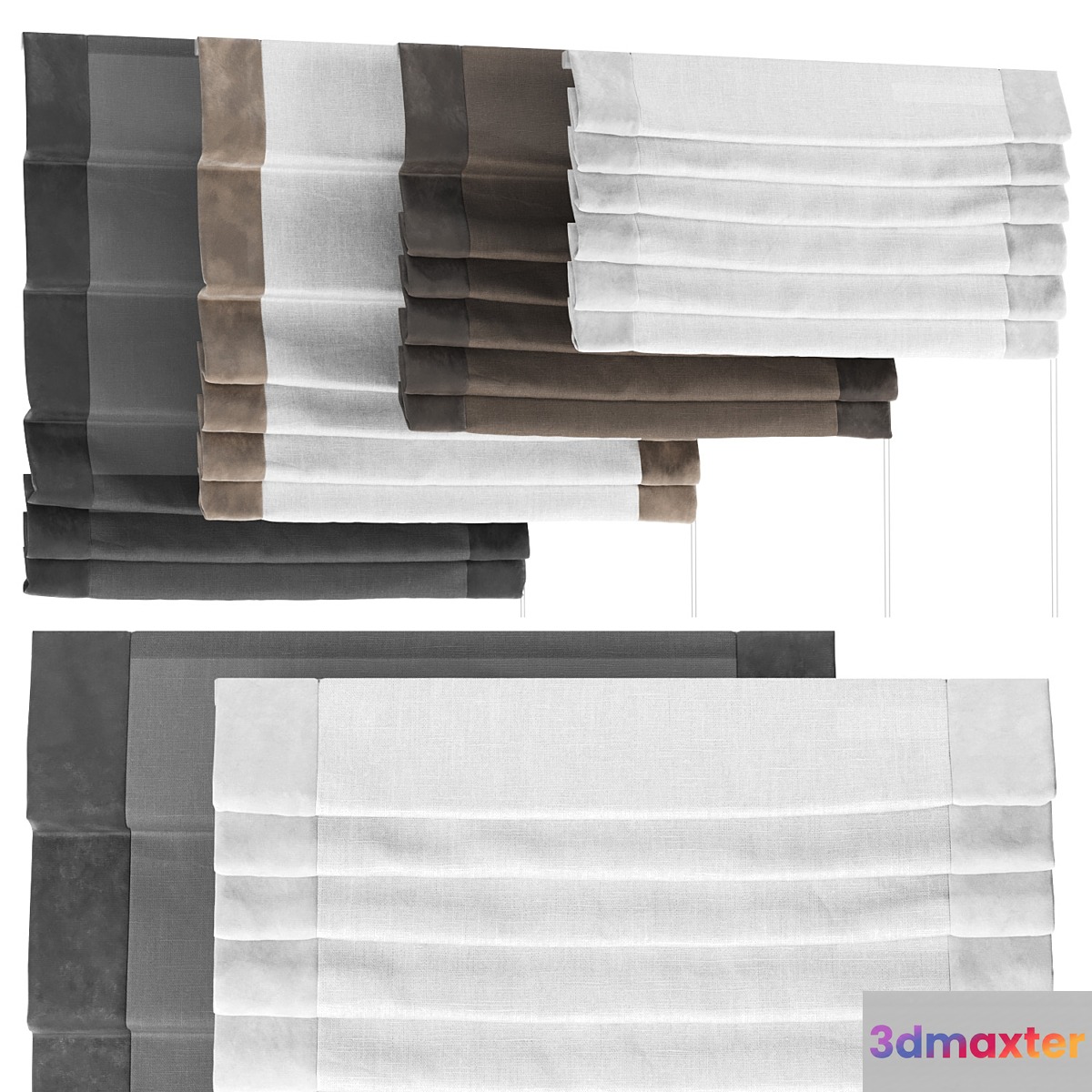 Roman blind_15 3D Max