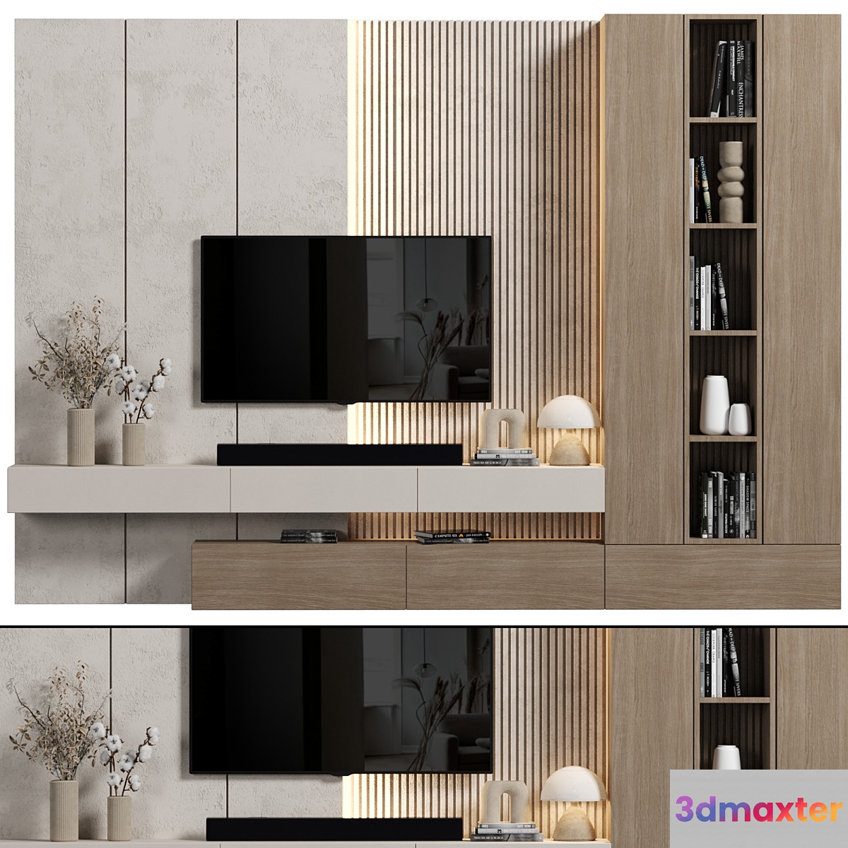 TV Wall 118 - No.2 3D Max