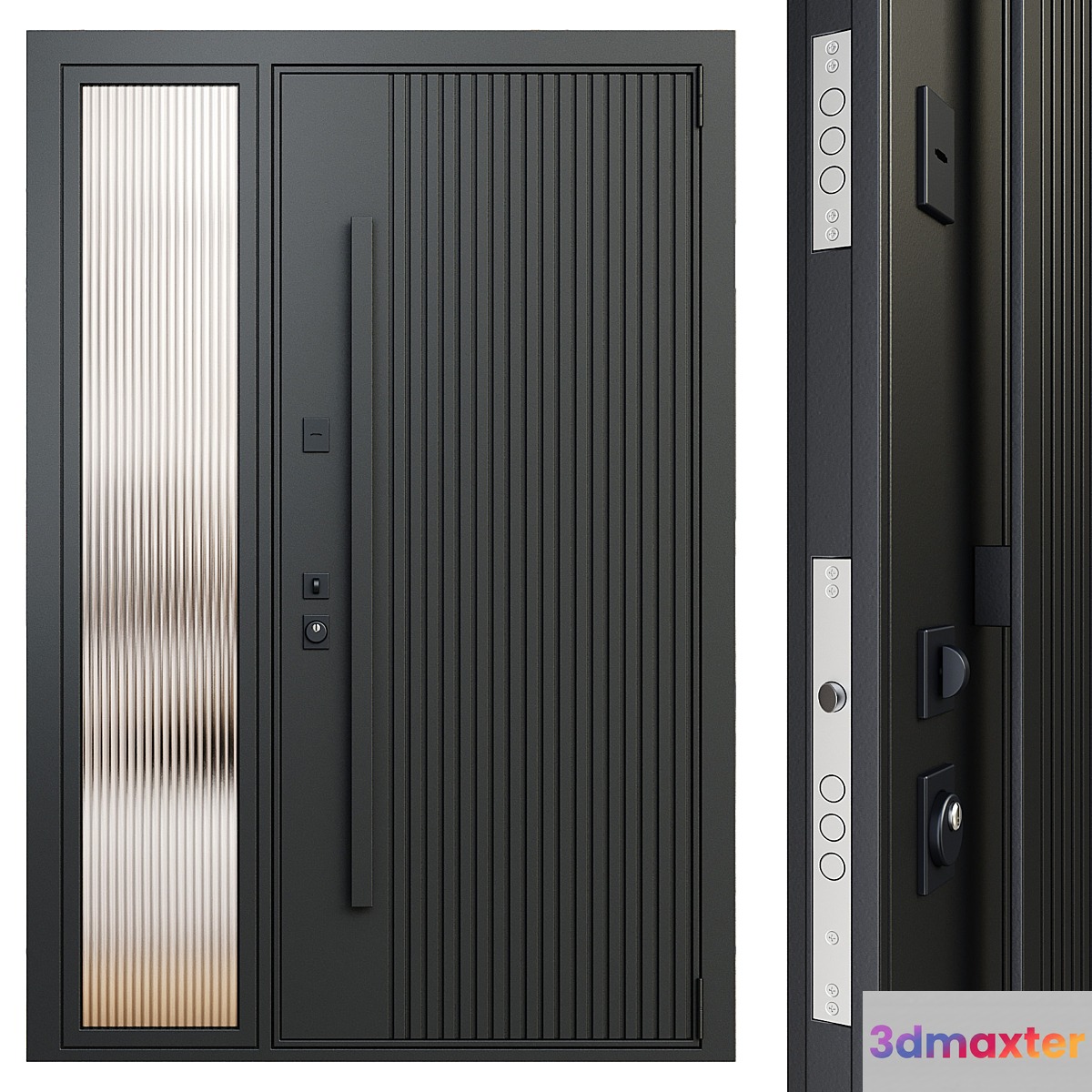 Front door 001-Portalle 3D Max