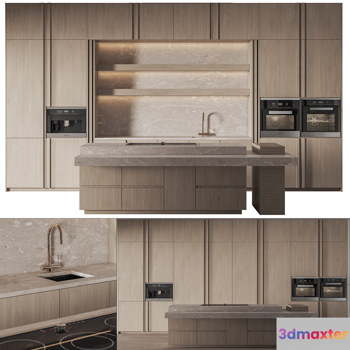Kitchen040 3D Max
