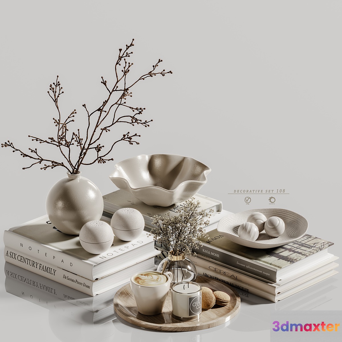 decorative set 108 - No.2 3D Max