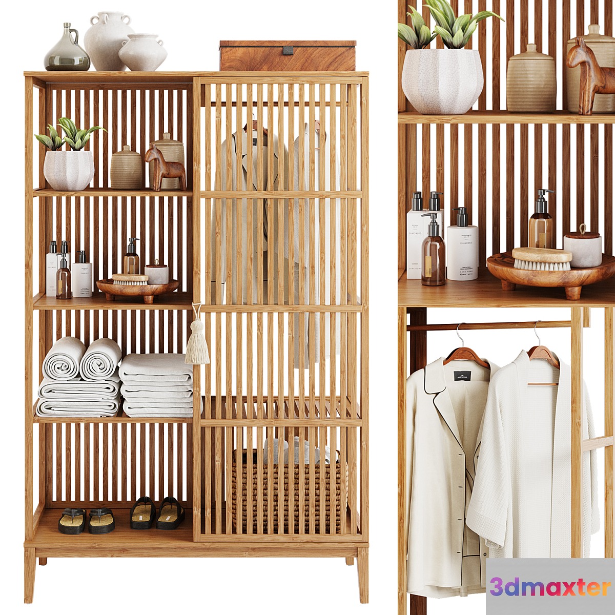 IKEA Nordkisa Spa Wardrobe 3D Max