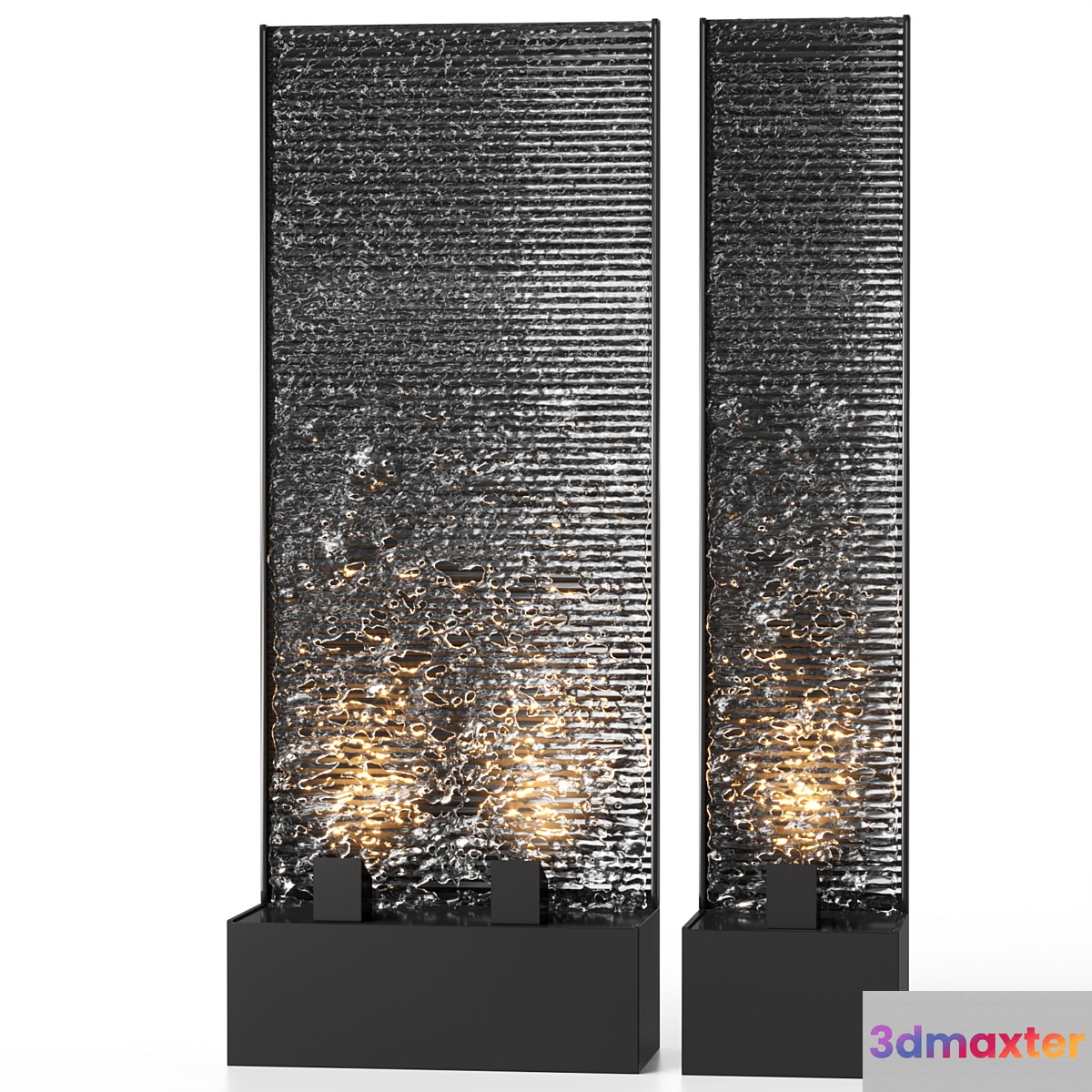 Water wall 3D Max