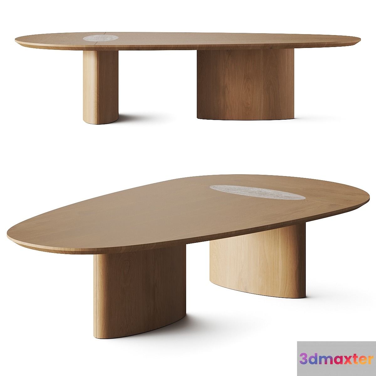 Olho Moveis Mesa De Tempo Organica Coffee Table 3D Max