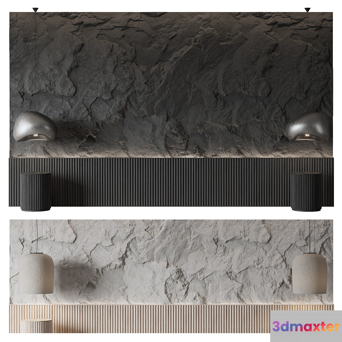 Headboard of bed No. 11 3D Max