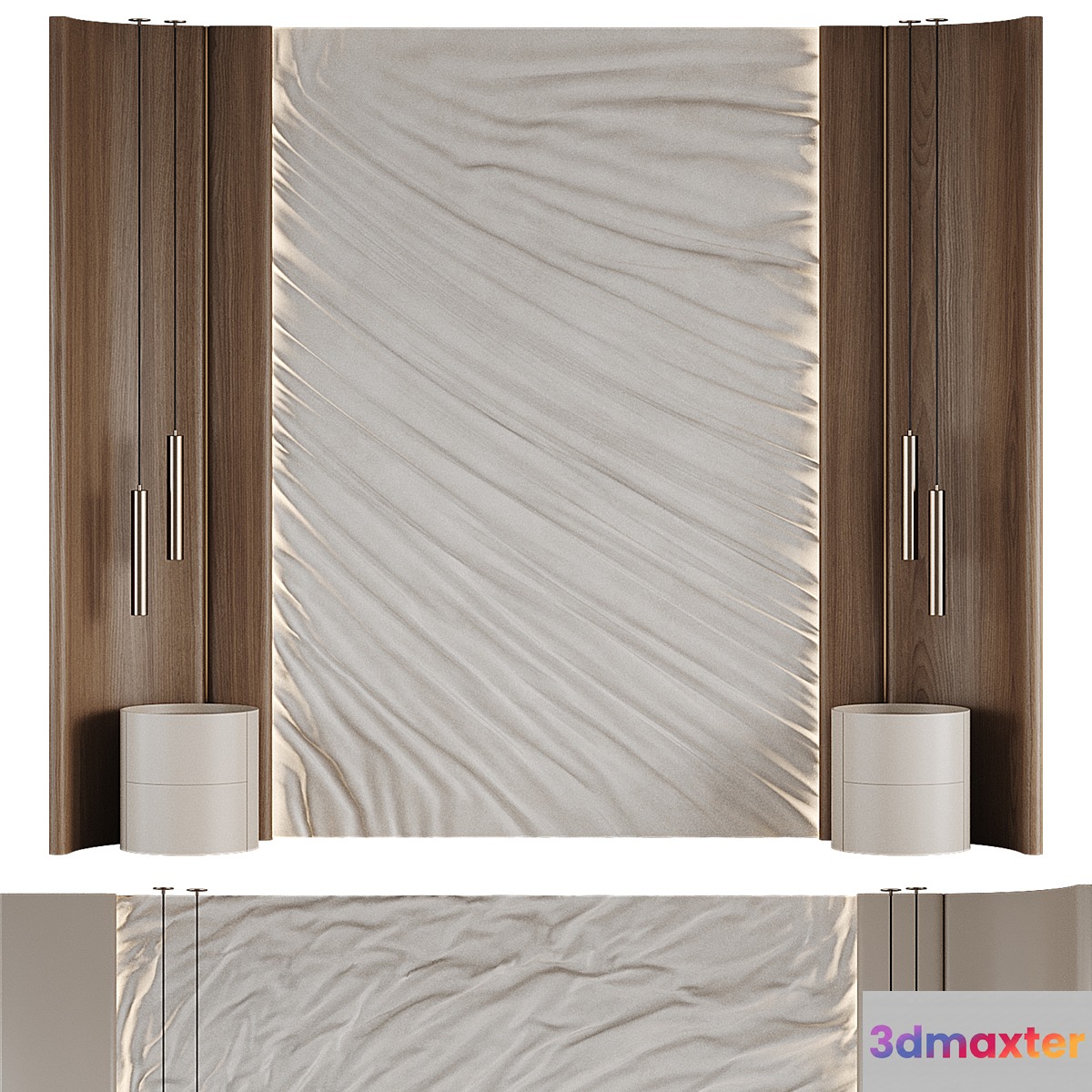 Headboard Soft - No.2 3D Max
