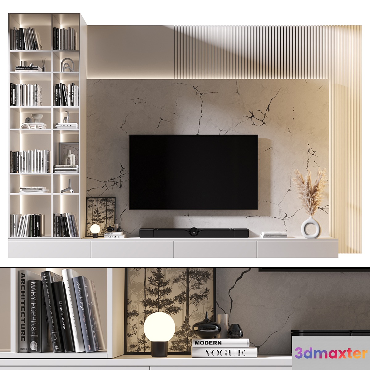TV Wall | set 918 3D Max