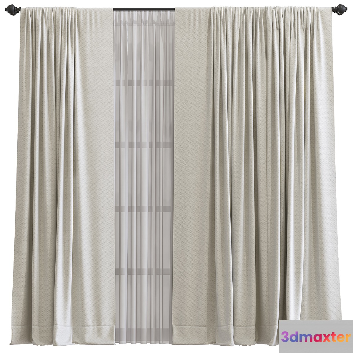 Curtain №672 3D Max