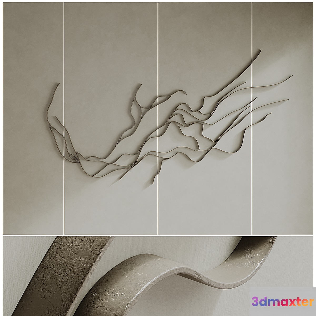 decorative wall art 07 3D Max