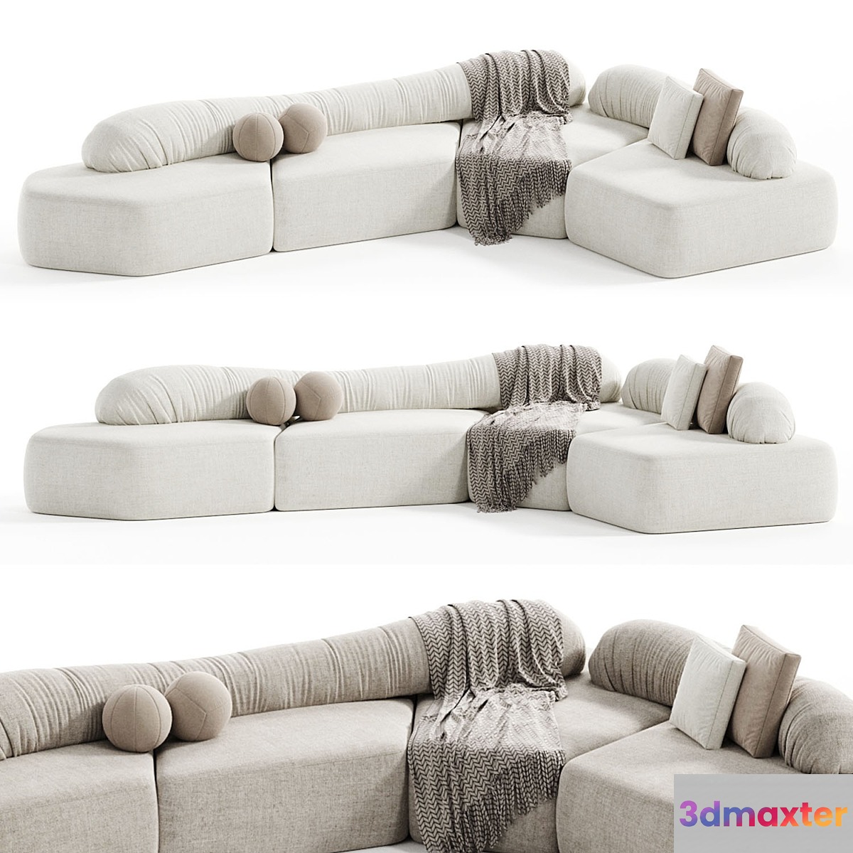Helen sofa 2 3D Max