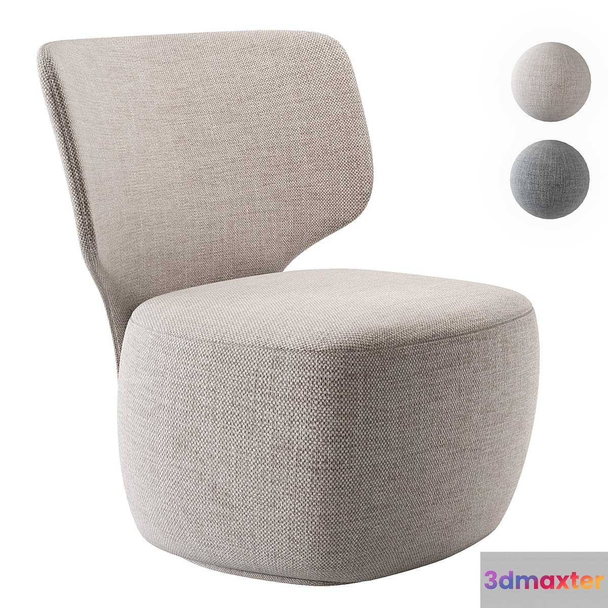 Armchair Ellipse E5.2 3D Max