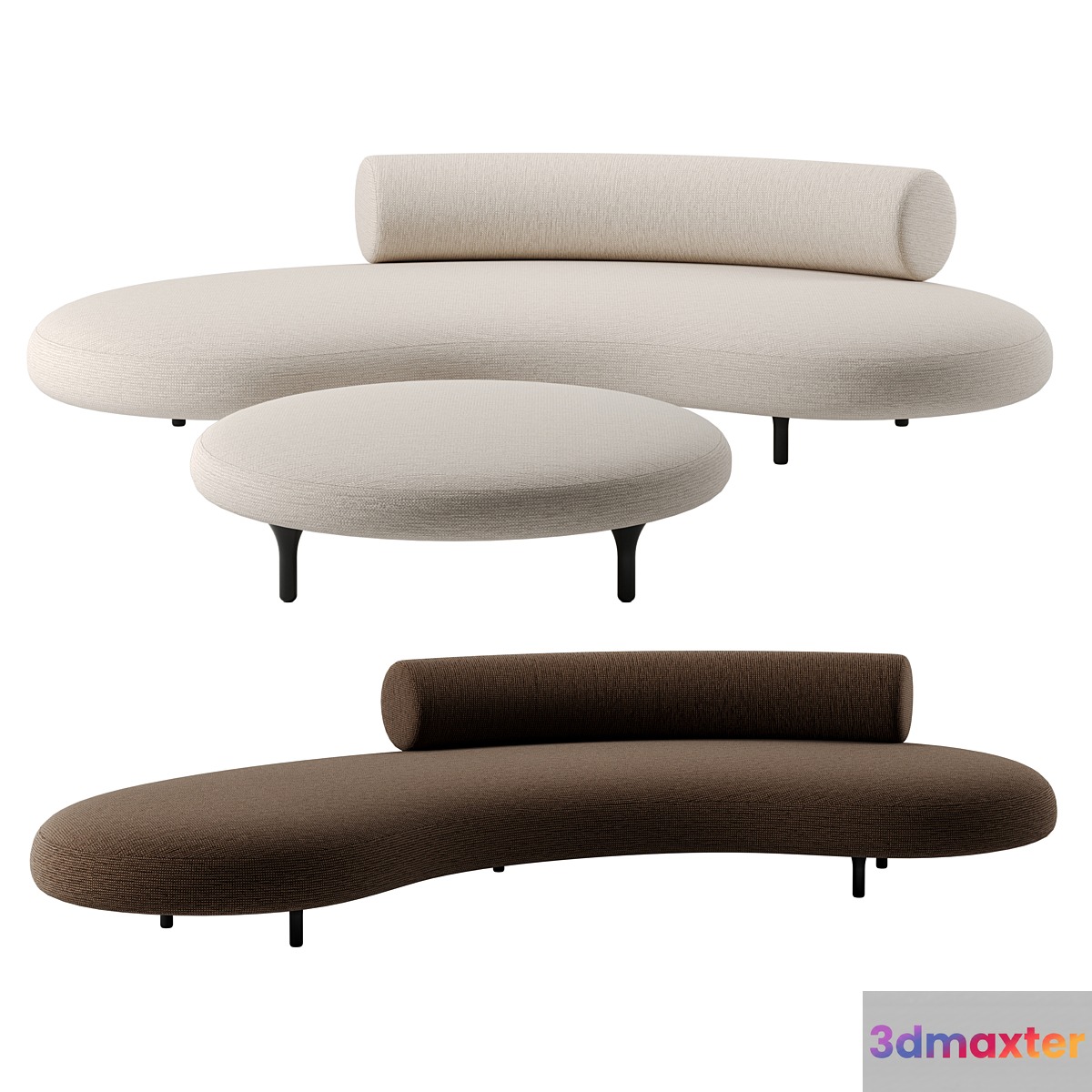 Honore sofa by De Padova 3D Max