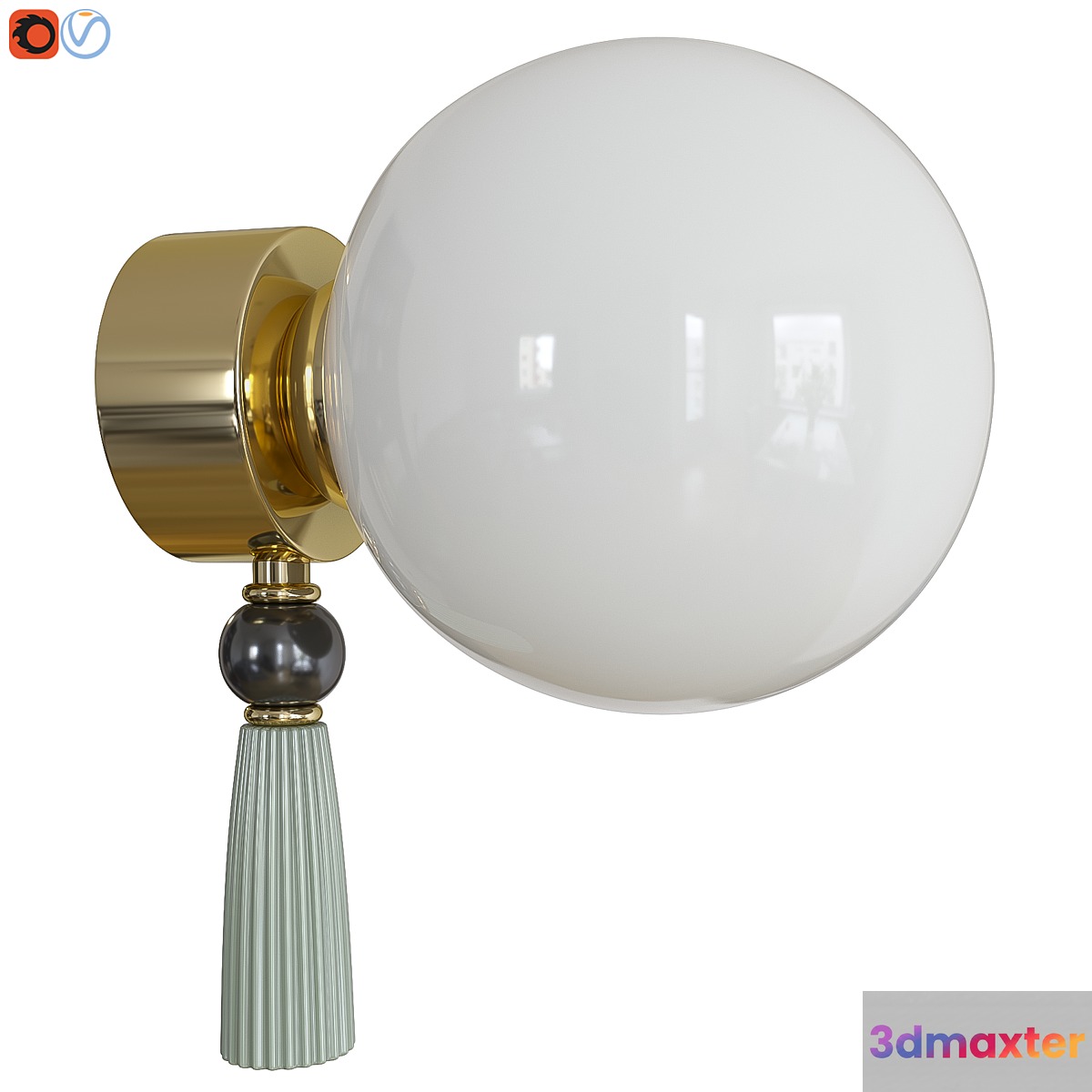 Odeon Light Palle 5405_1W 3D Max