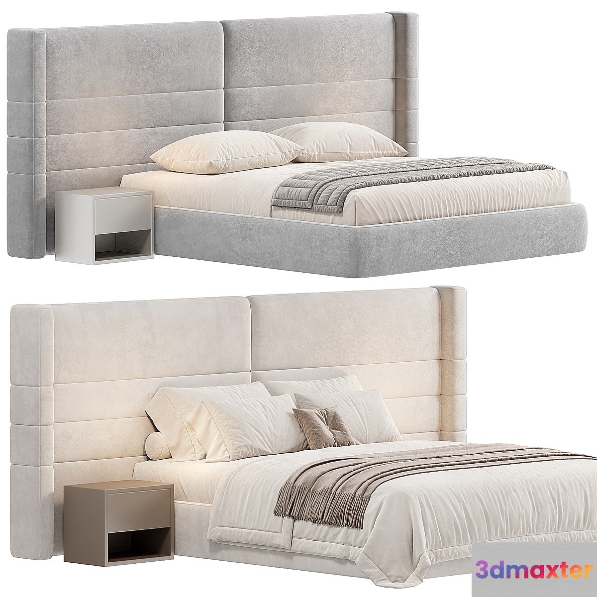 Sublime Bed 3D Max