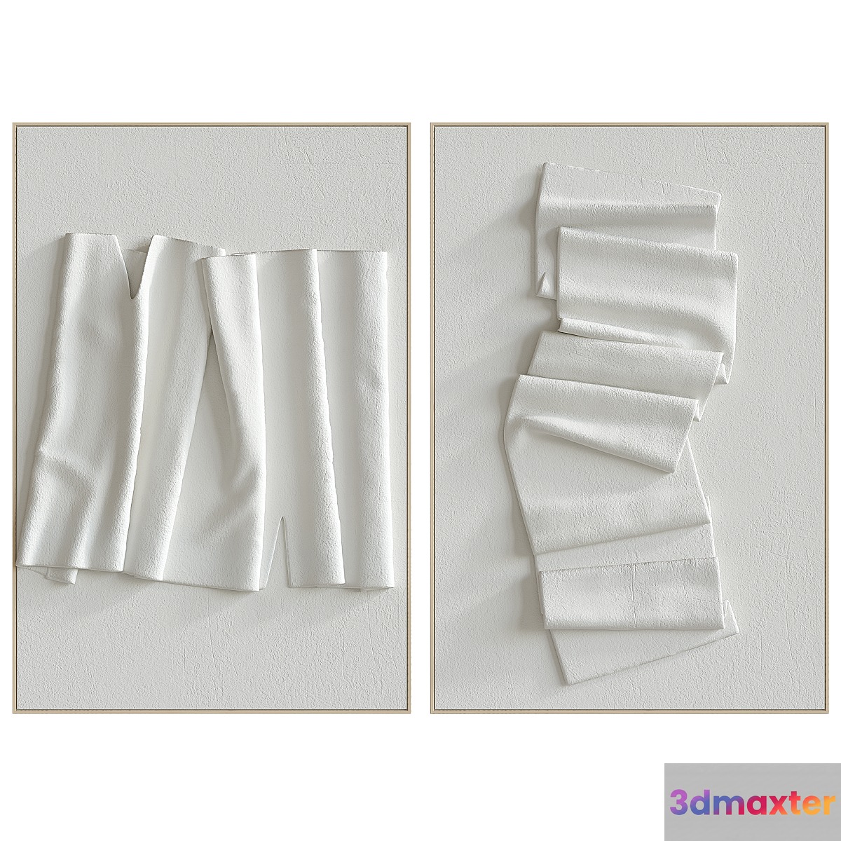 Decorative set of art paintings #92 3D Max