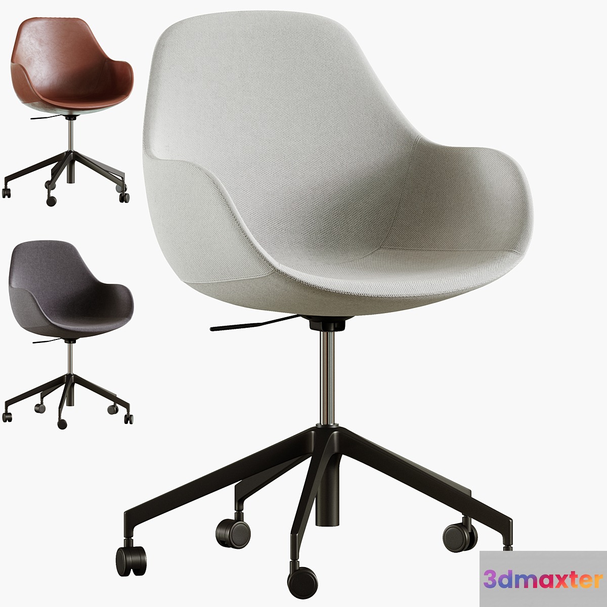 Tissiana desk chair 3D Max