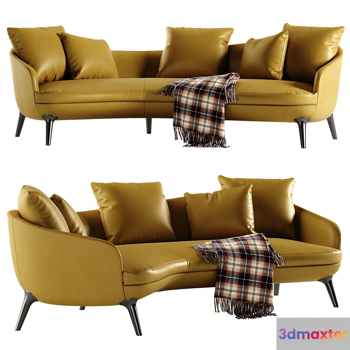 Minotti Raphael sofa 3D Max