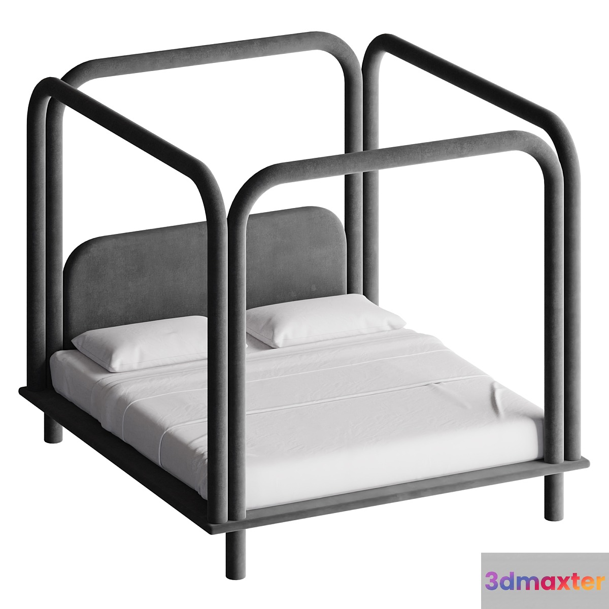 DONNA Furniture | double bed - No.2 3D Max