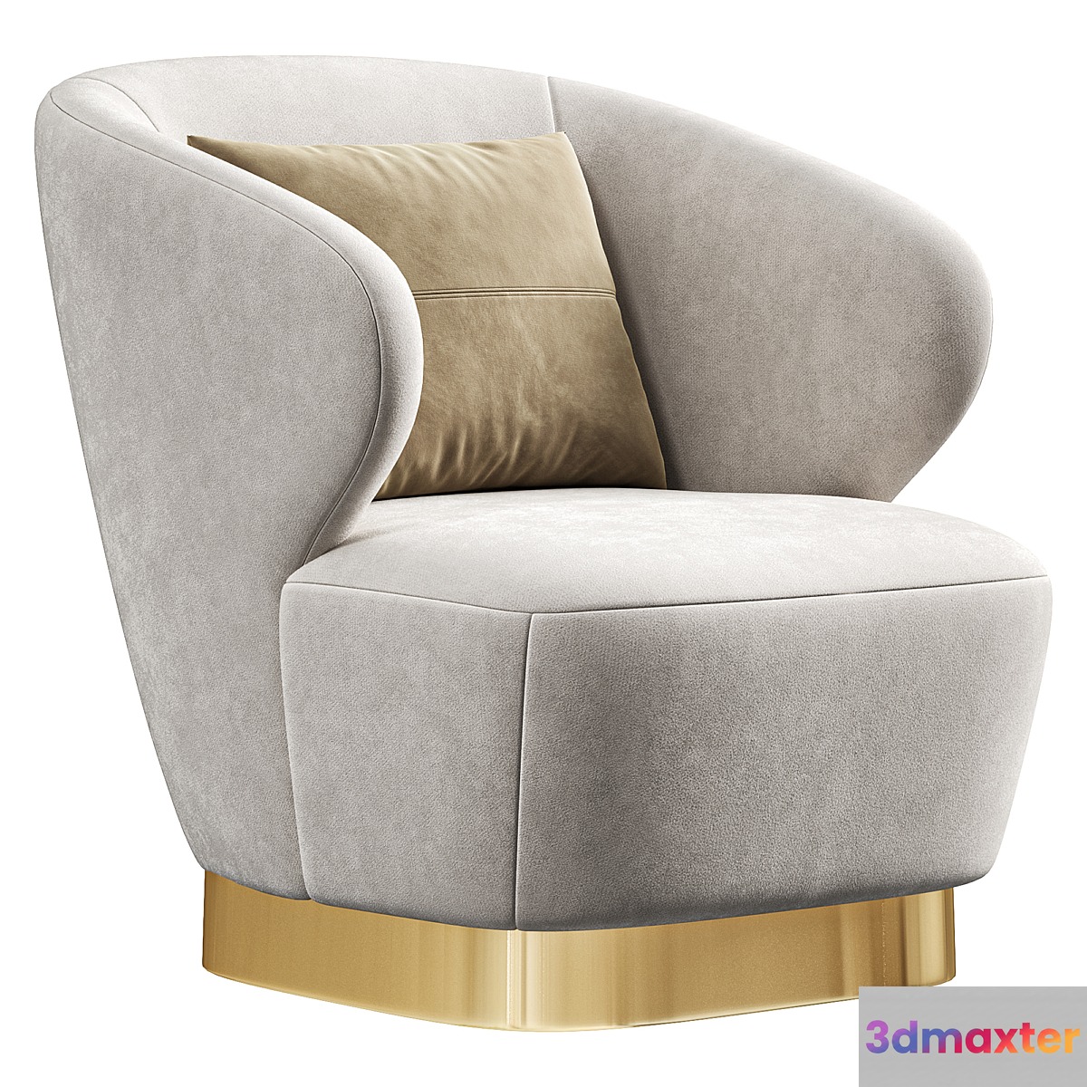 Lambert Swivel Chair By BAKER 3D Max