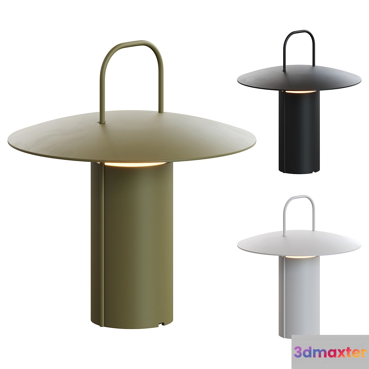 Audo Ray Table Lamp Portable 3D Max