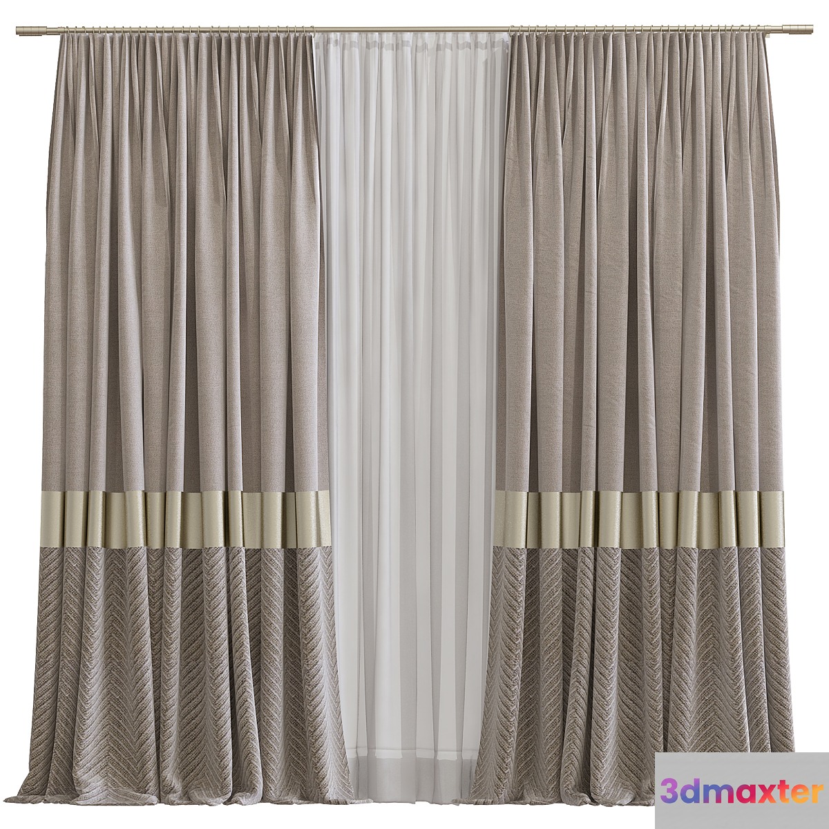 Curtain #703 3D Max
