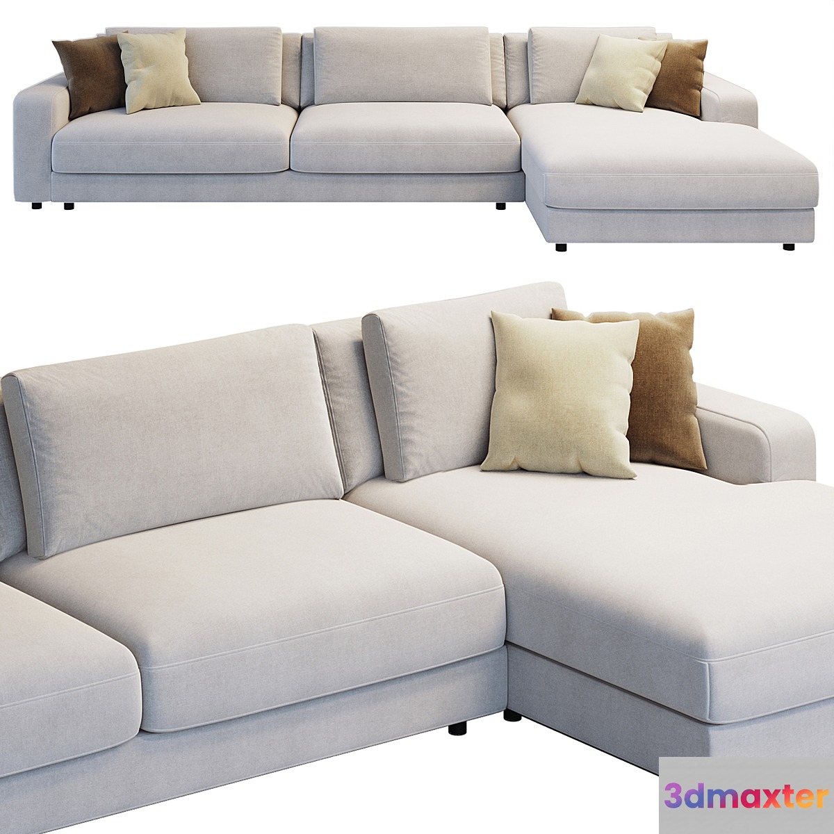 Bellini Corner Sofa 3D Max