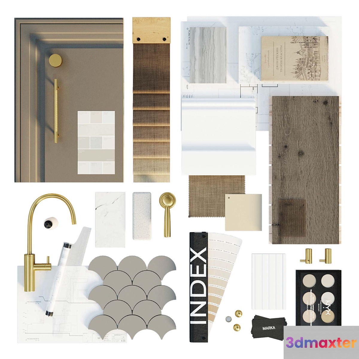 Moodboard #1 3D Max