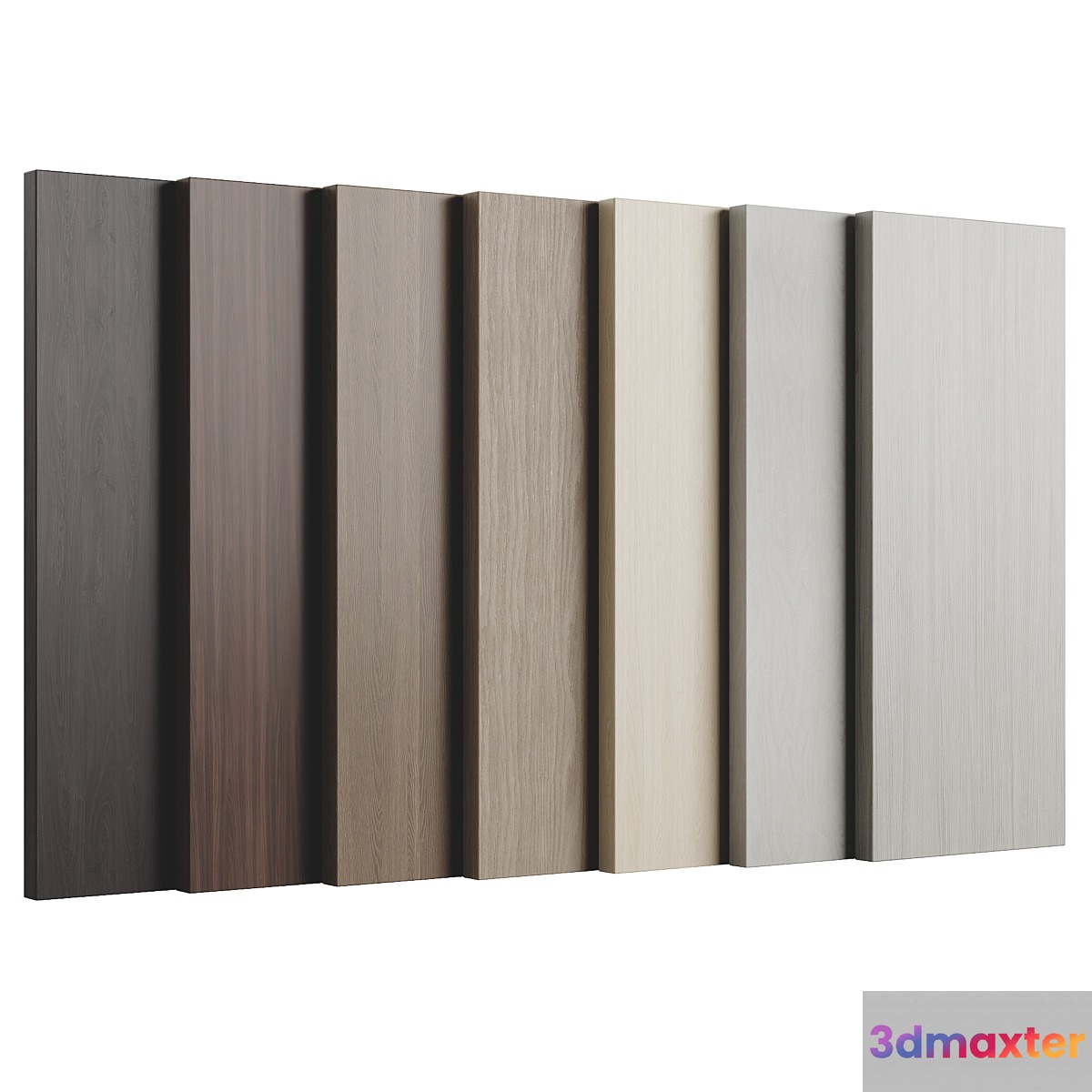 Wood Materials LuxLucia Casa - 7 Colors Set03W1 3D Max