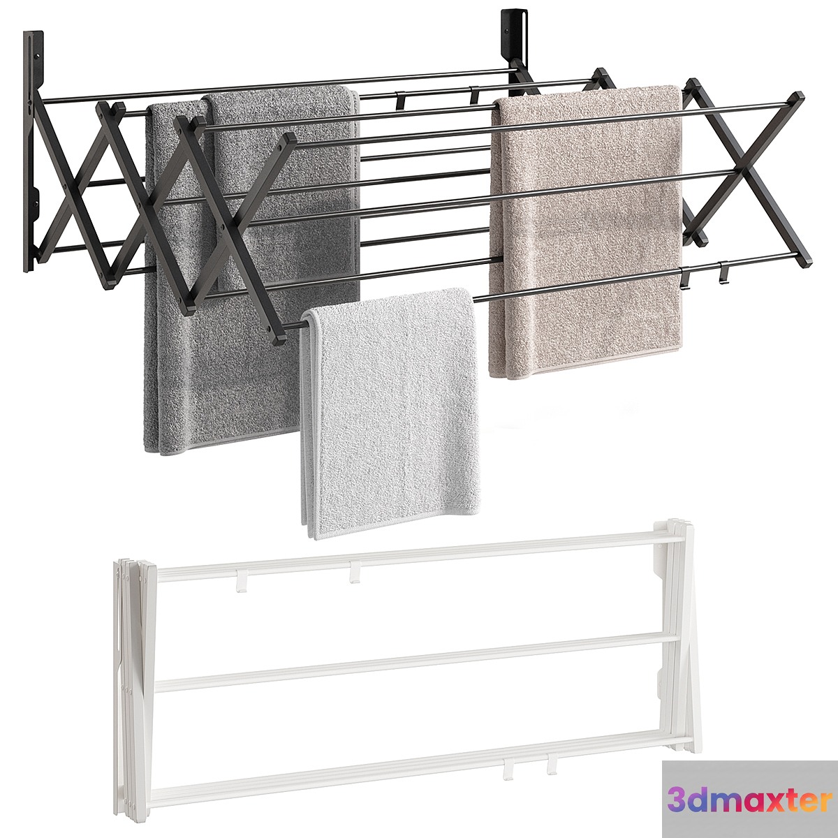 BILMANN wall dryer in two colors 3D Max