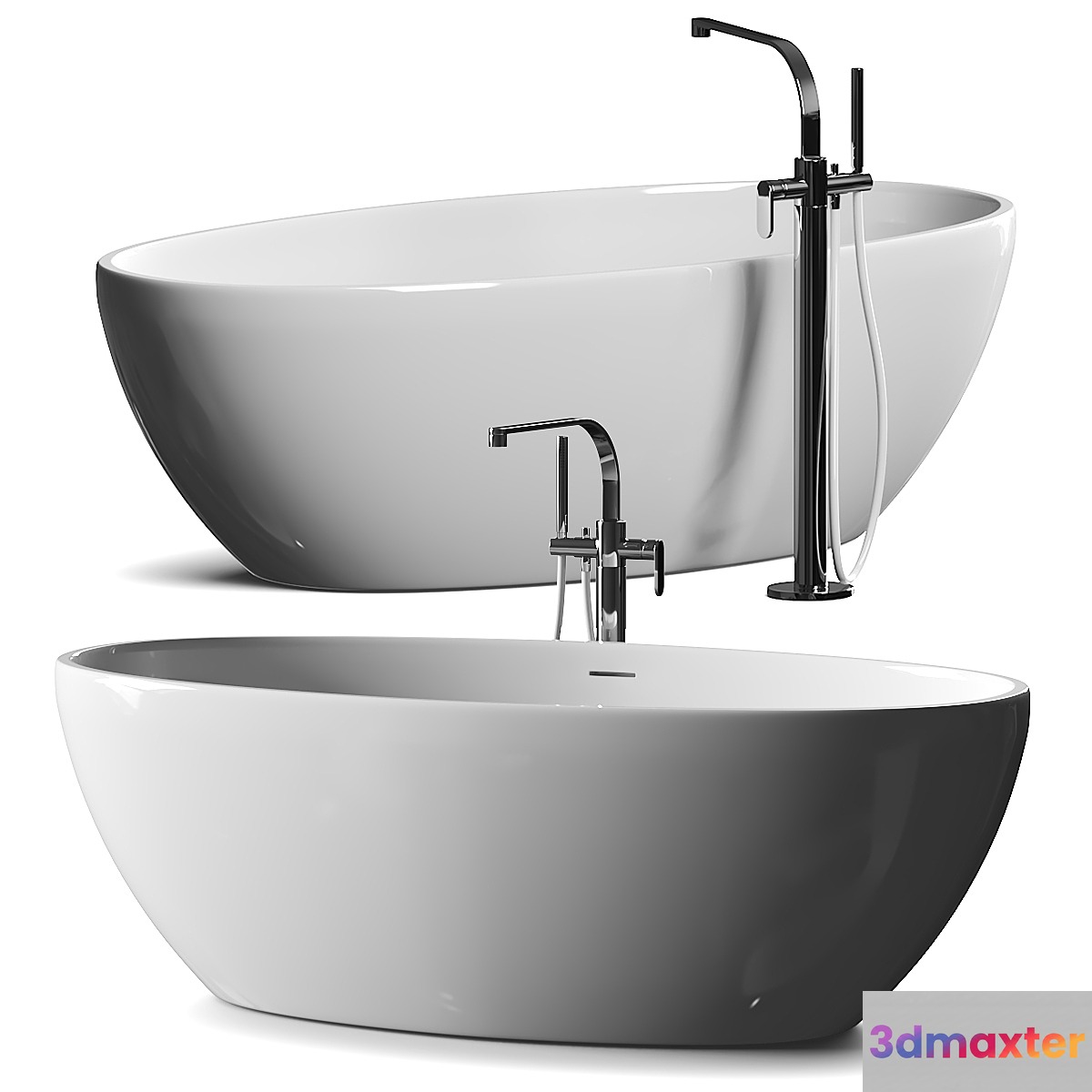 Ceramica Flaminia App Bathtub - No.2 3D Max