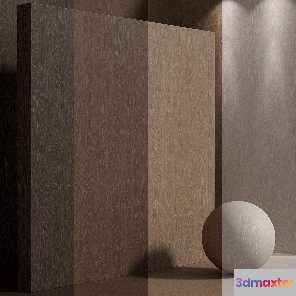 Material wood (seamless) oak - set 170 3D Max