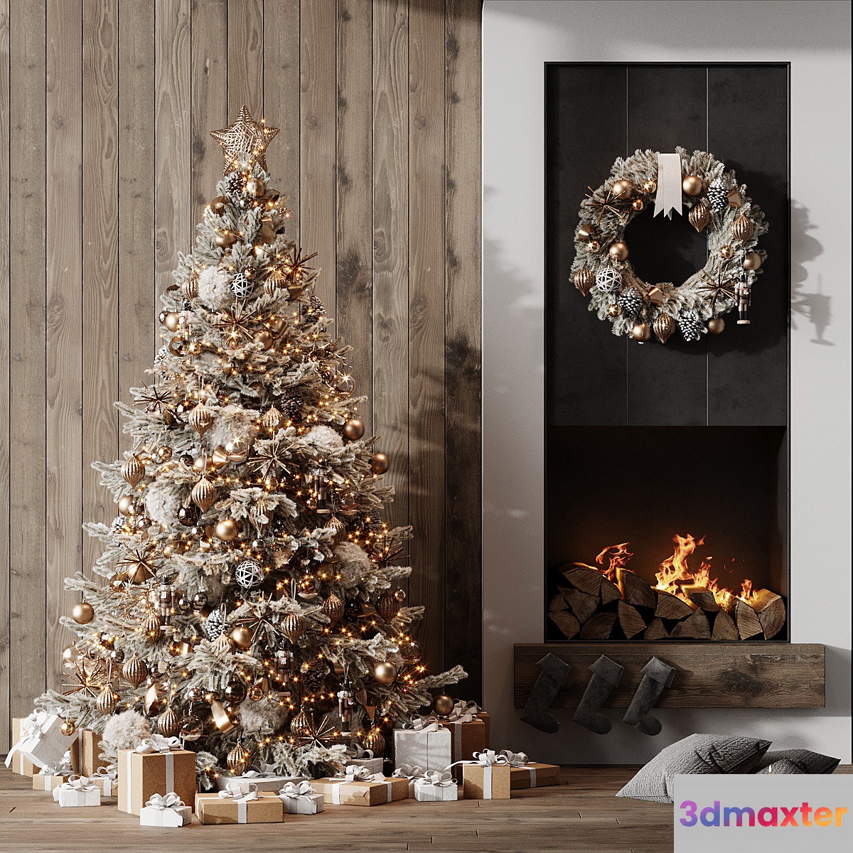 Nice Christmas tree 3D Max