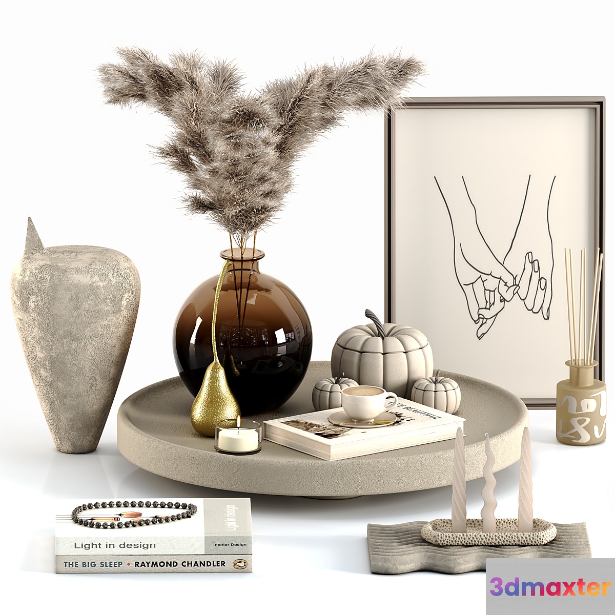 Decorative set 7 3D Max