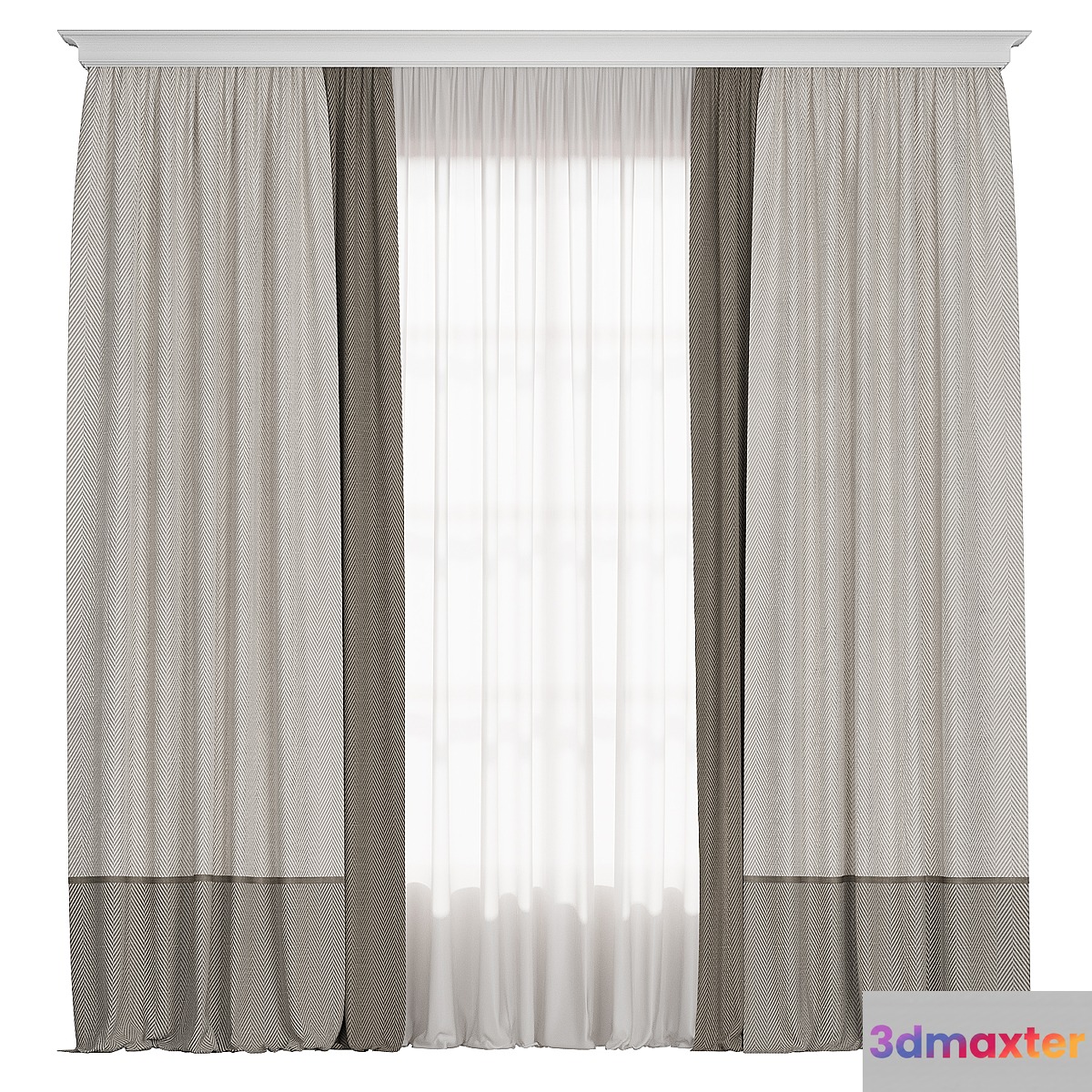 Curtain MK 001 3D Max