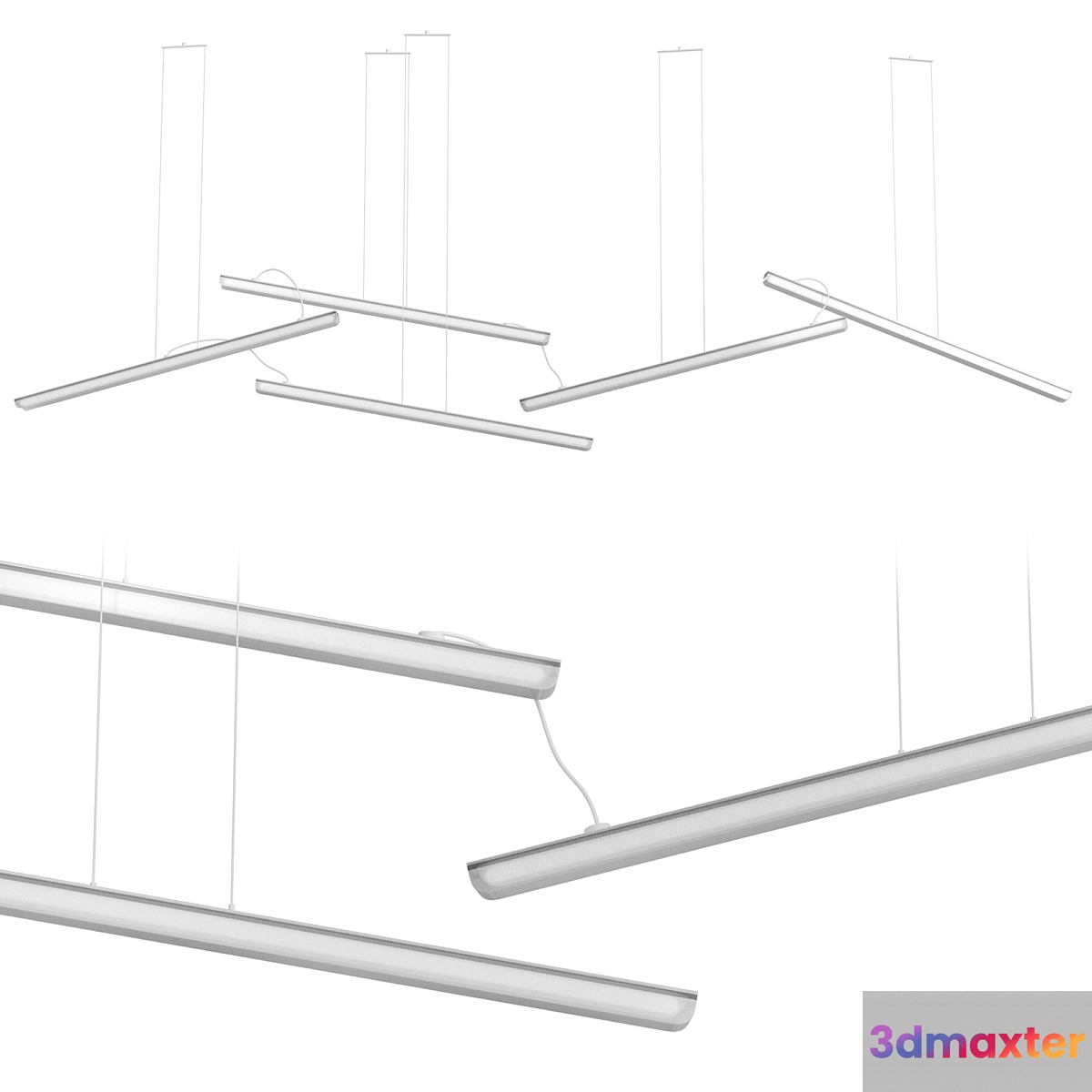 Pendant lamp Aurora (Centersvet) 3D Max