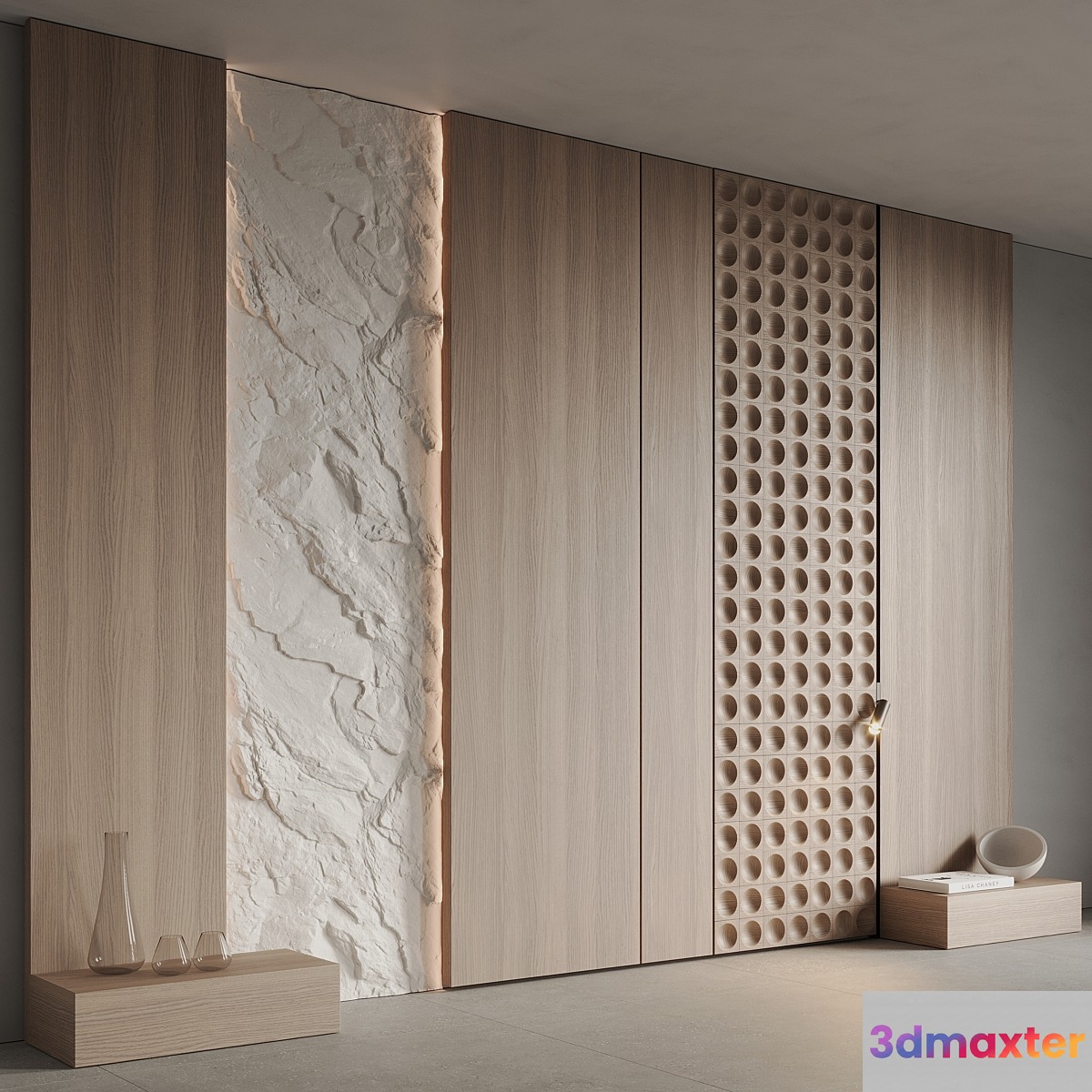 Bedroom Headboard 01 3D Max