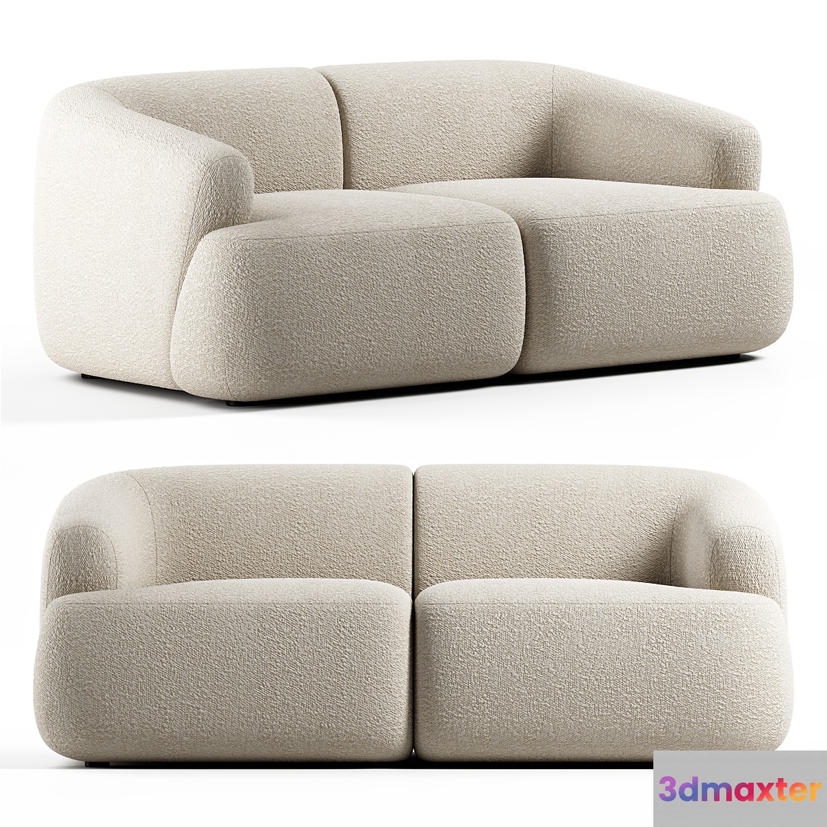 Westwing - Sofia 2 Seater Sofa - No.2 3D Max