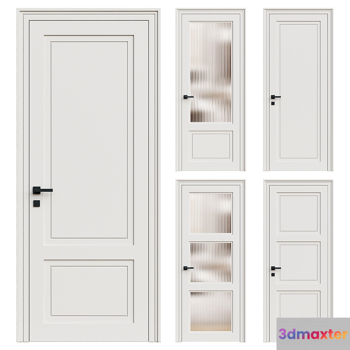 Interior door 198 - Novadvery - No.2 3D Max