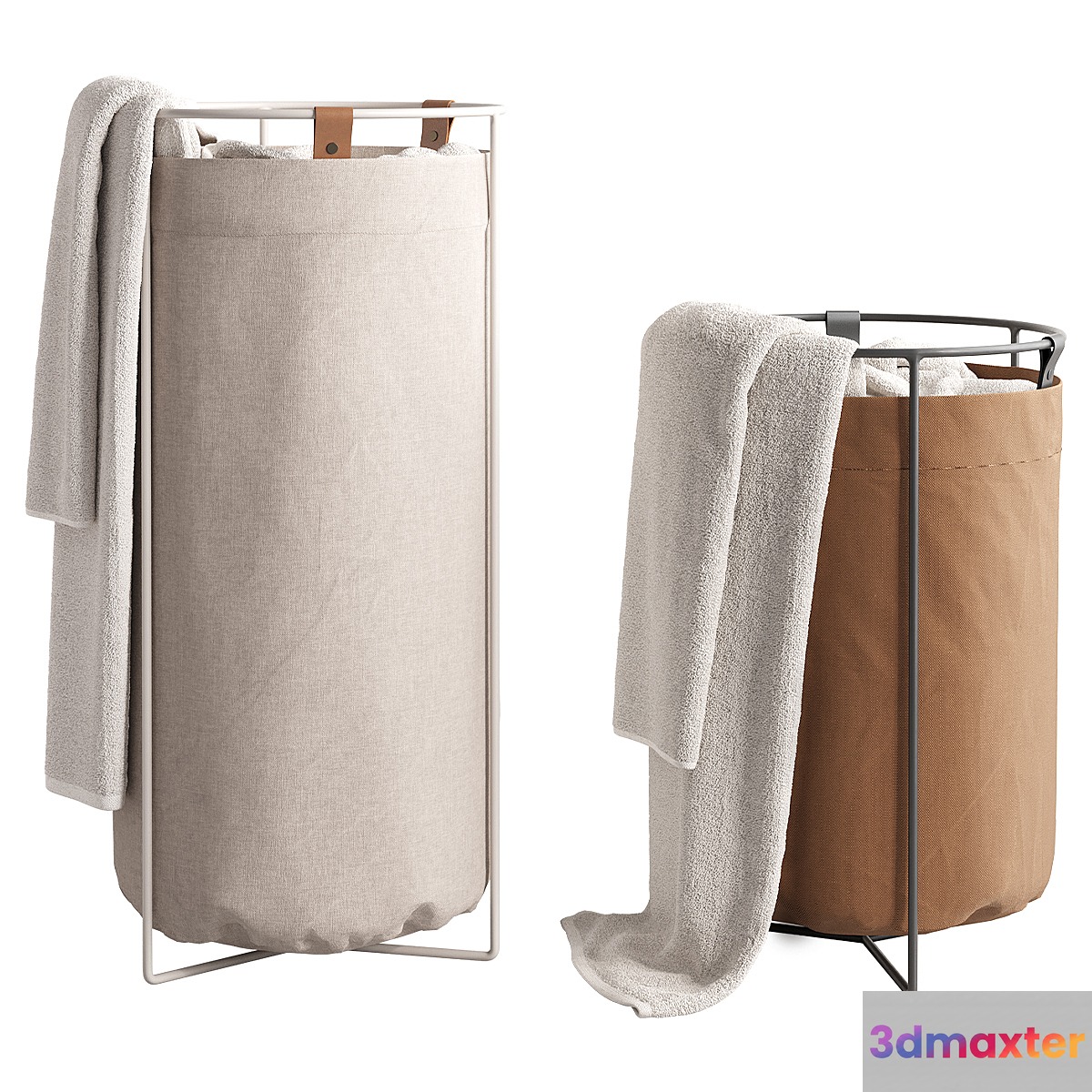 Laundry baskets by Mavis and Osborn 3D Max