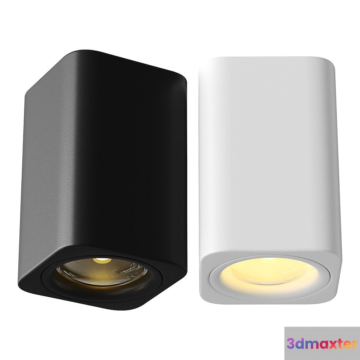 Aisilan LED Surface Mounted Square Nordic Ceiling Light 3D Max