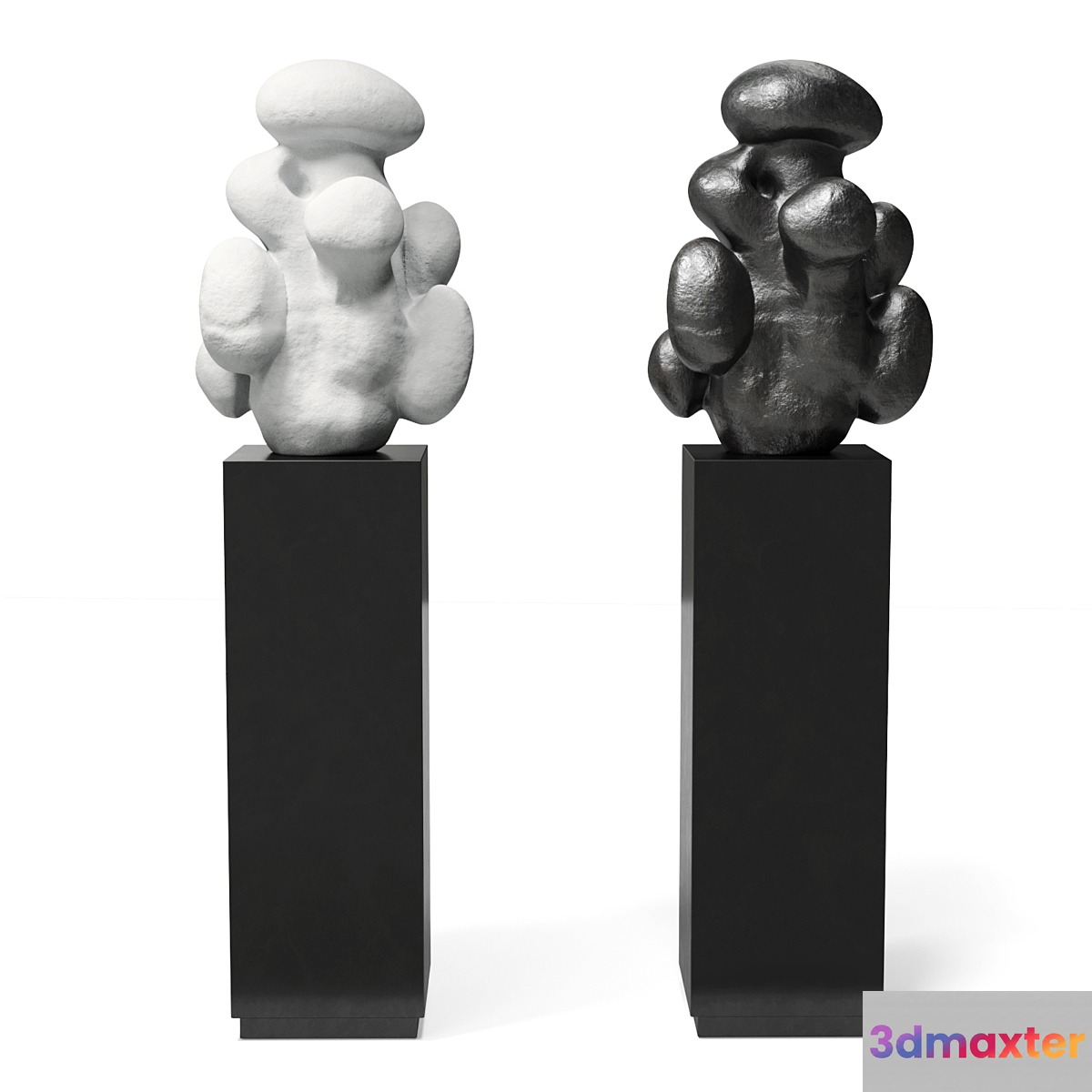 Cloud figure art 3D Max